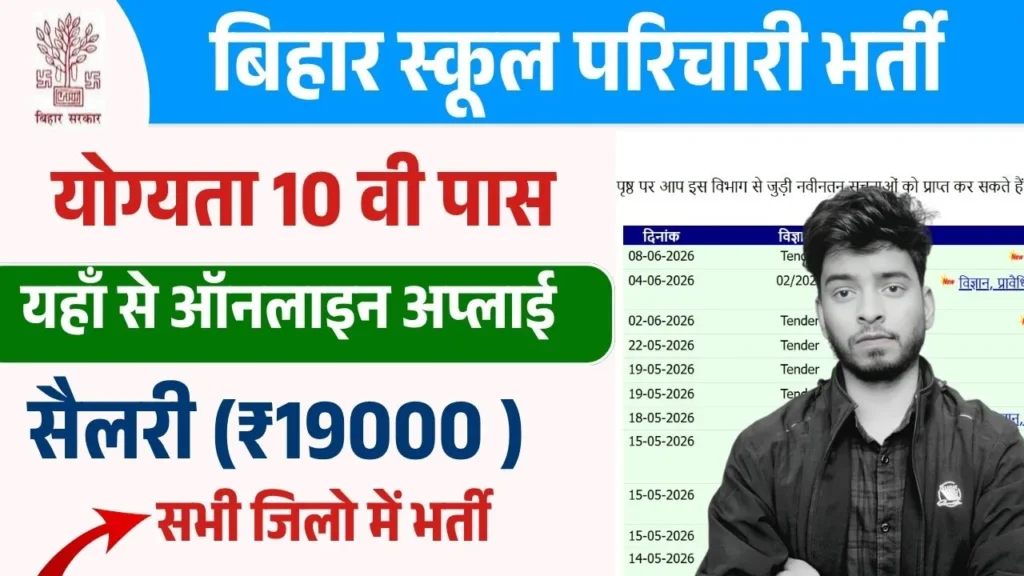 Bihar School Parichari Vacancy