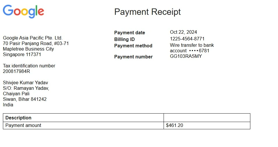 My Instagram Earning Proof